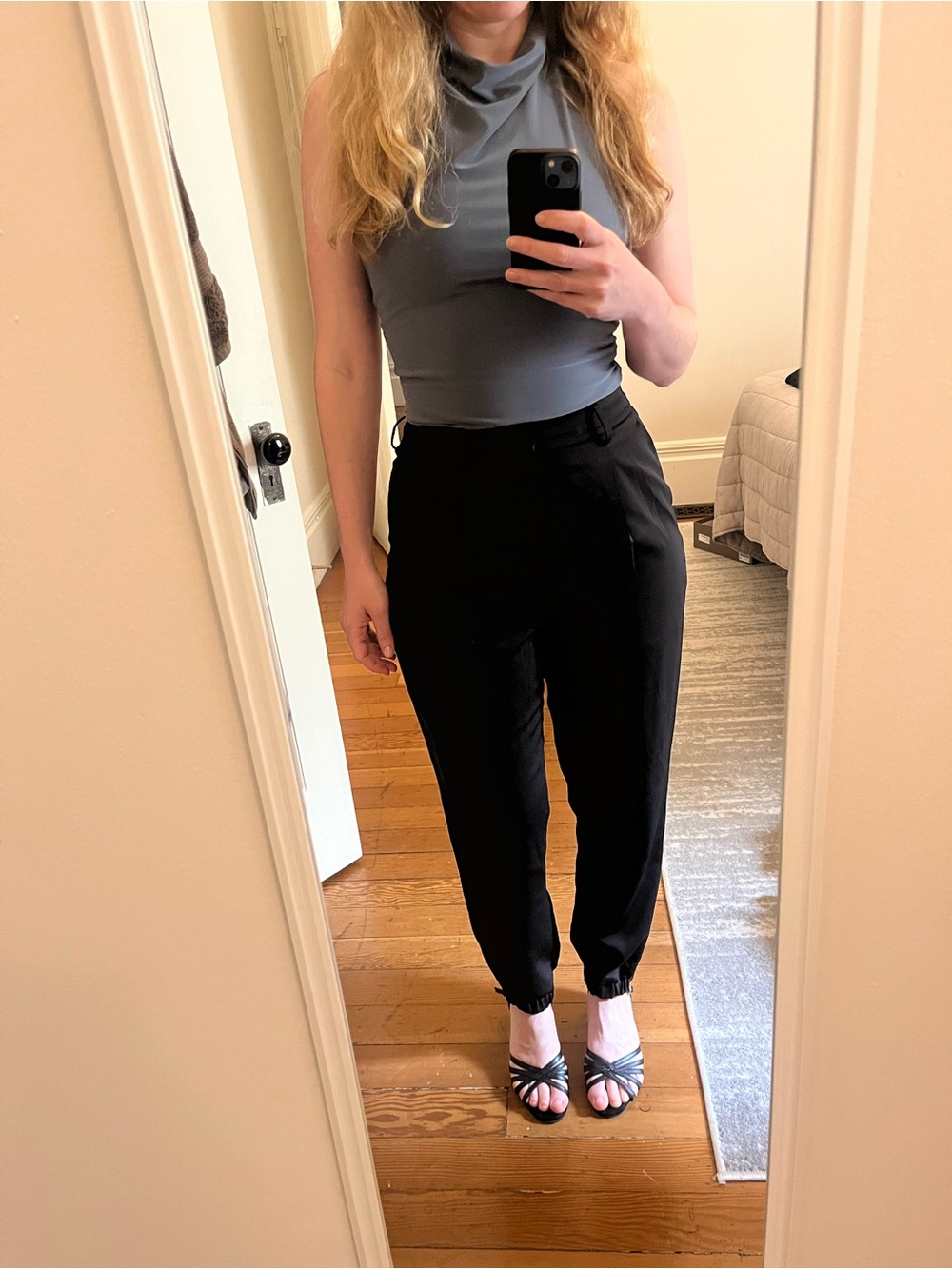 Uniqlo Black Dress Pants High-Waisted